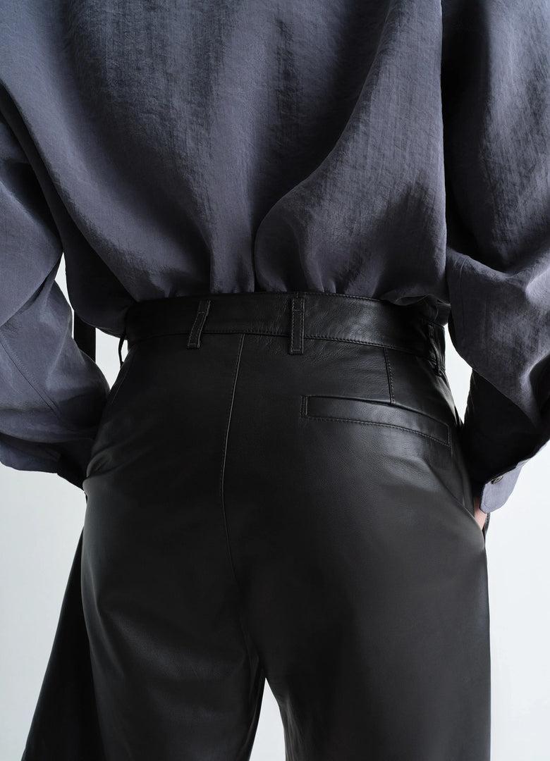 Christophe Lemaire SHORT EN CUIR