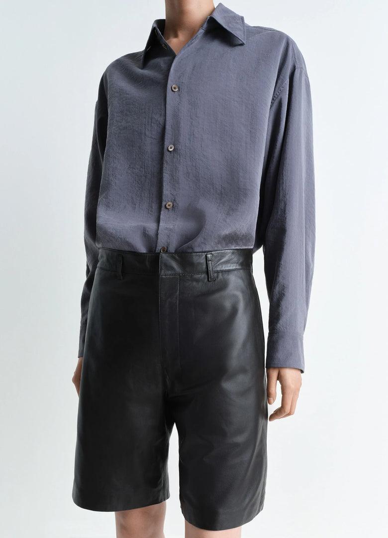 Christophe Lemaire SHORT EN CUIR