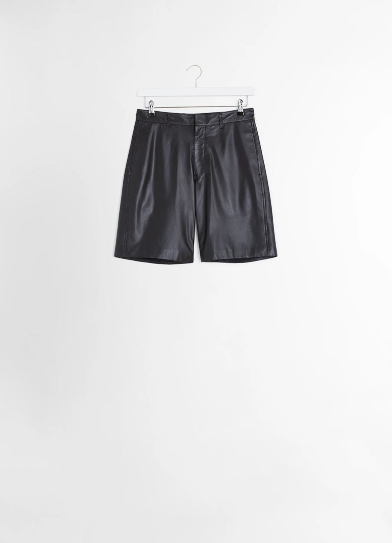 Christophe Lemaire SHORT EN CUIR