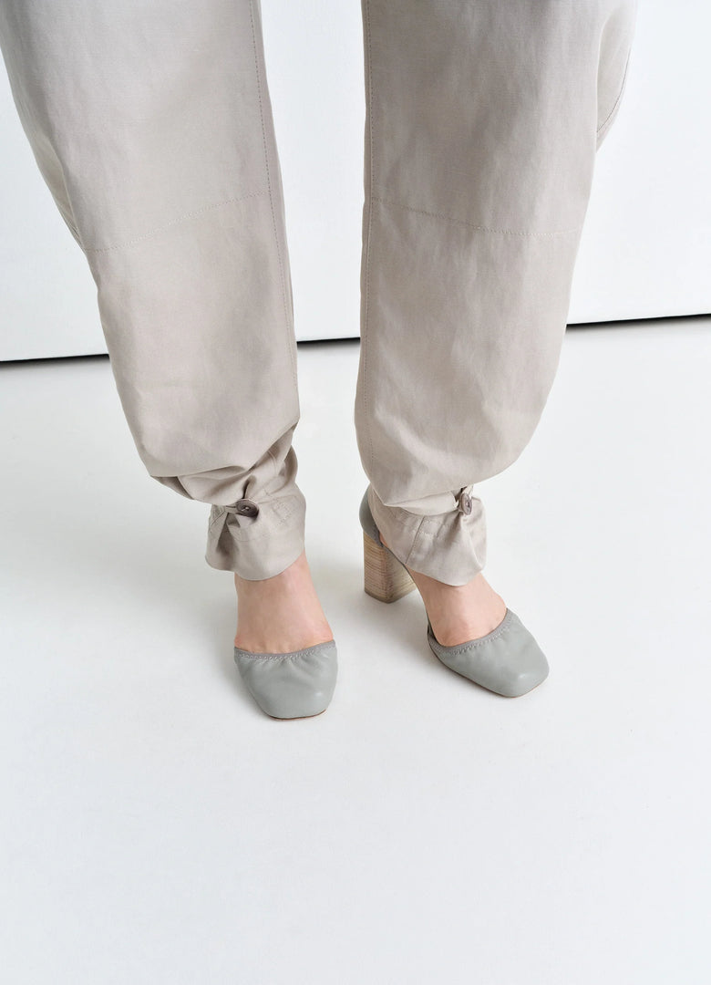 Christophe Lemaire MICRO BALLERINES À TALON CARRÉ DE 85MM