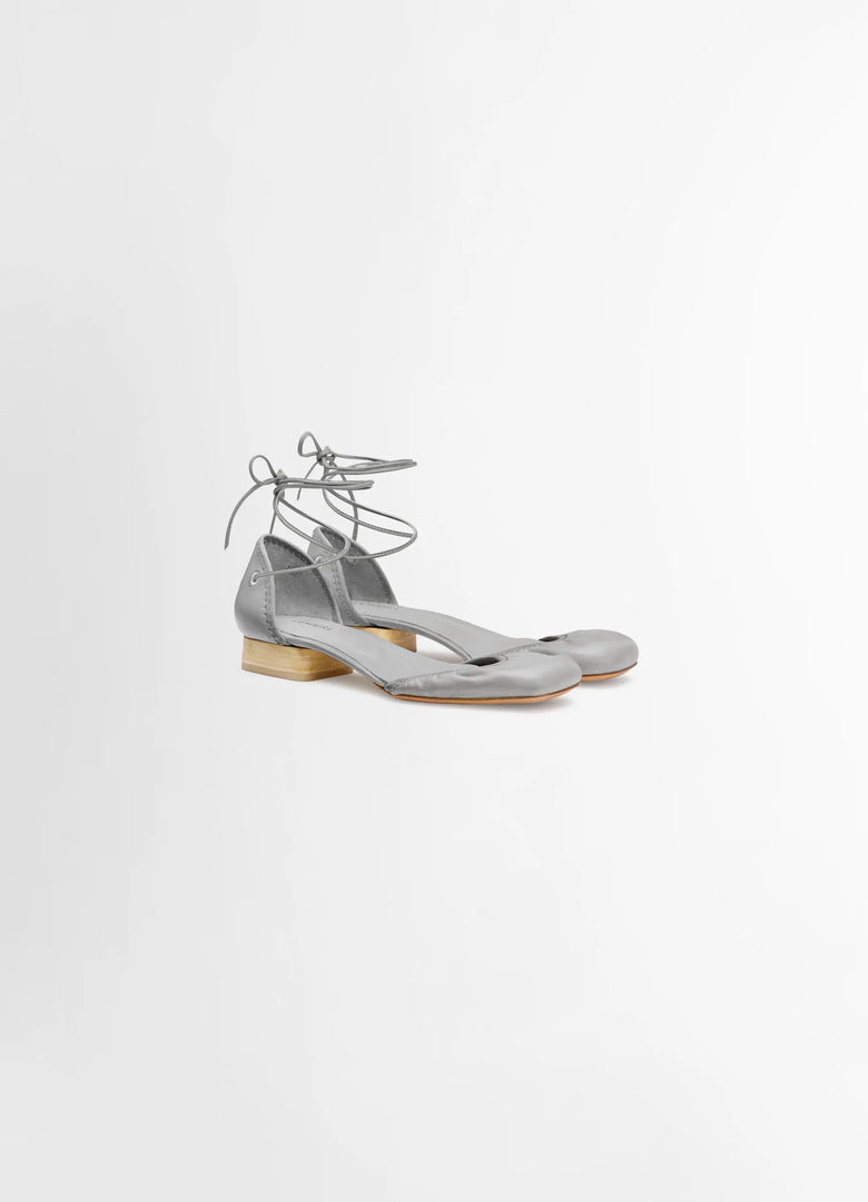Christophe Lemaire MICRO BALLERINES À TALON CARRÉ PLAT