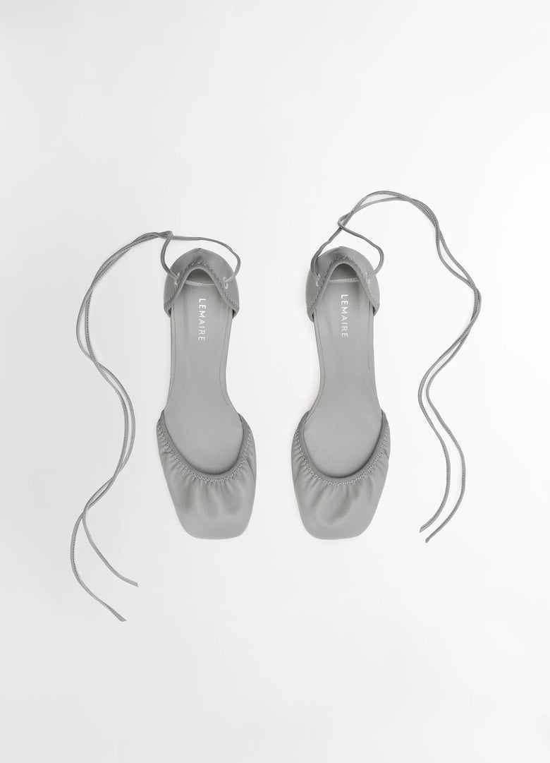 Christophe Lemaire MICRO BALLERINES À TALON CARRÉ PLAT