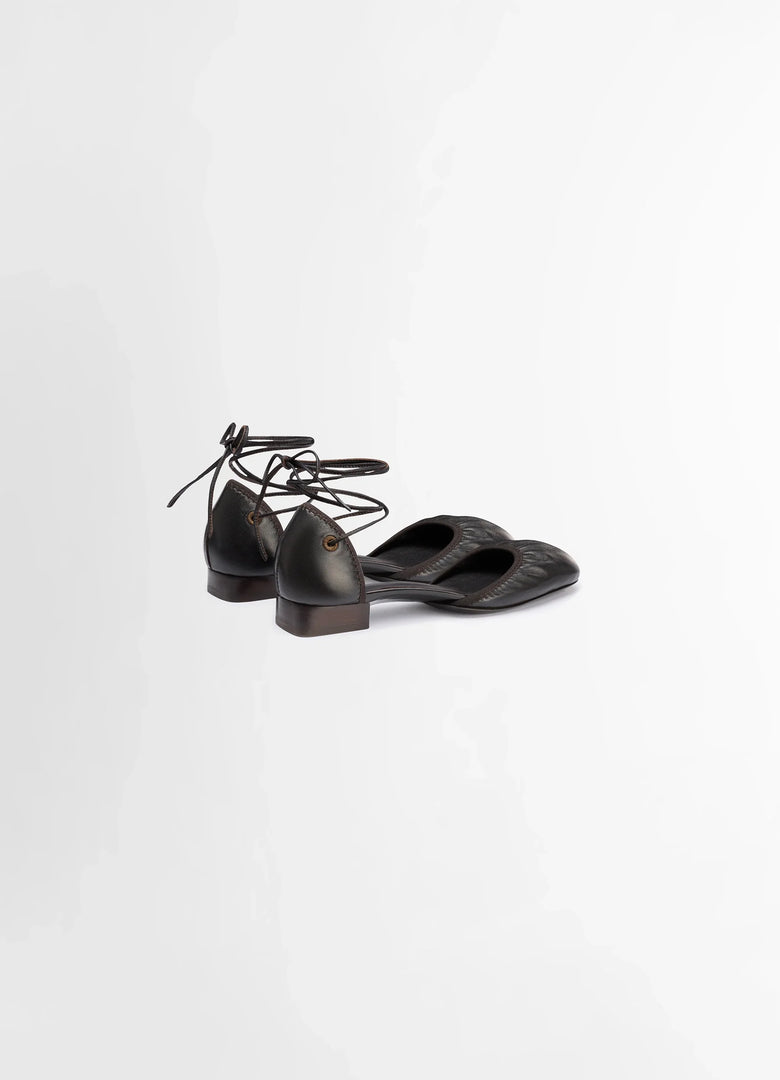 Christophe Lemaire MICRO BALLERINES À TALON CARRÉ PLAT