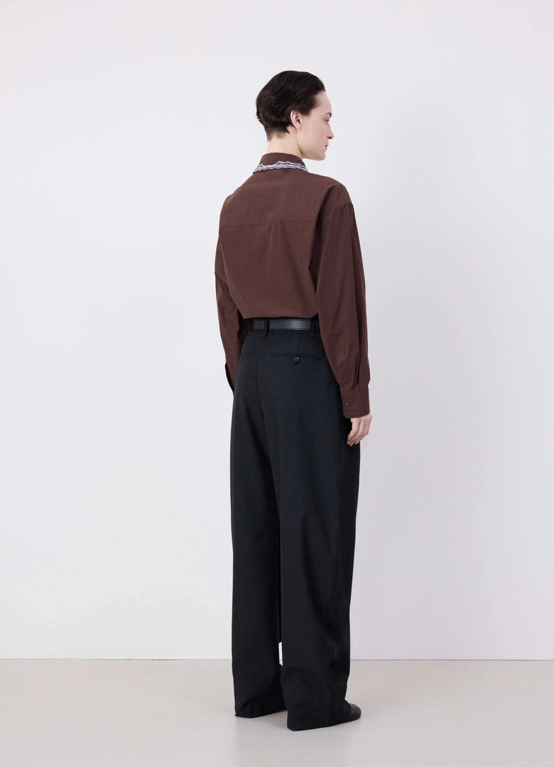 Christophe Lemaire PANTALON TAILORED INCURVÉ À VOLUME