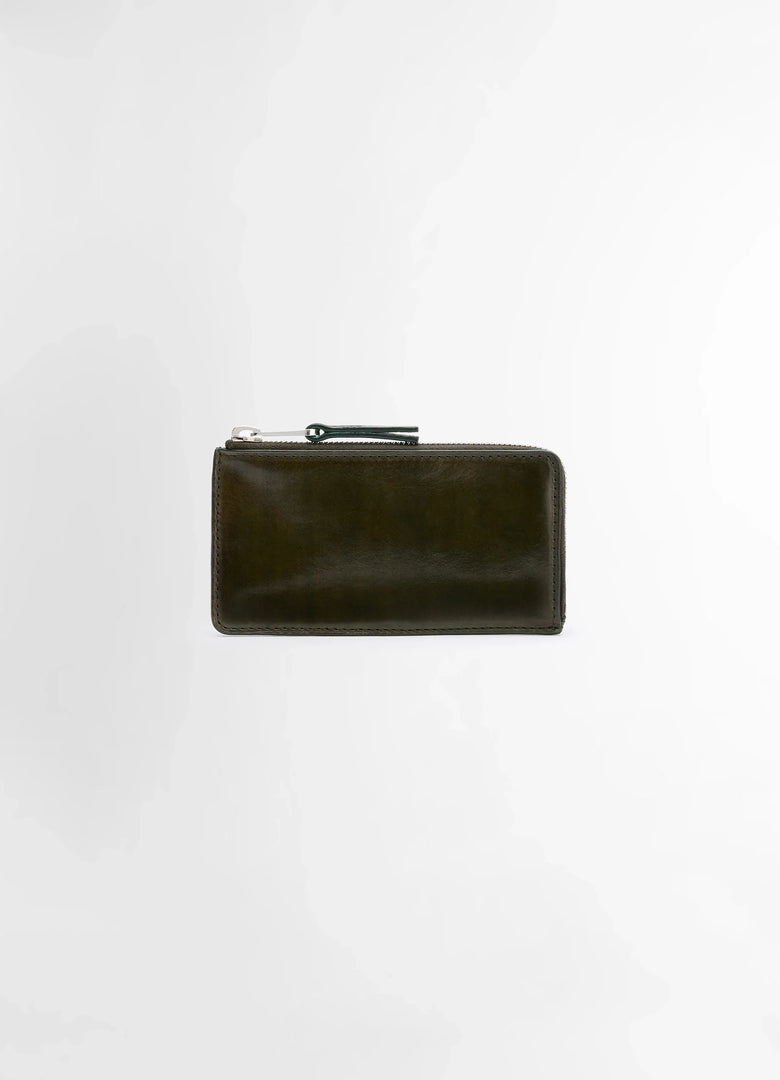 christophe lemaire PORTE-CARTES CONTINENTAL ZIP PATINA