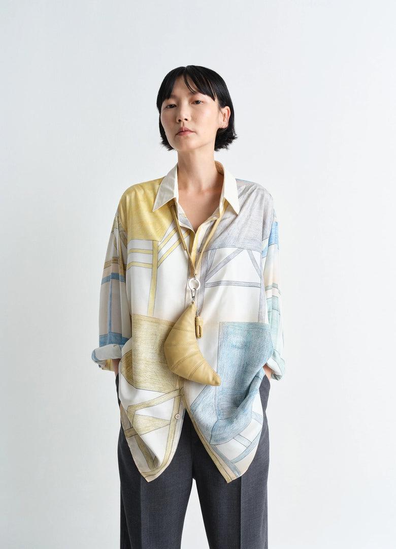 Christophe Lemaire PORTE-MONNAIE CROISSANT BANDOULIÈRE