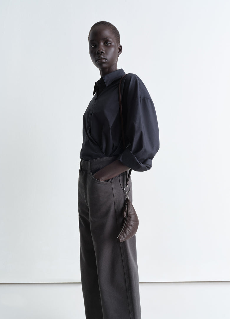 Christophe Lemaire PORTE-MONNAIE CROISSANT BANDOULIÈRE