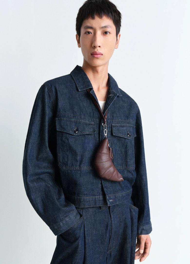 Christophe Lemaire PORTE-MONNAIE CROISSANT BANDOULIÈRE