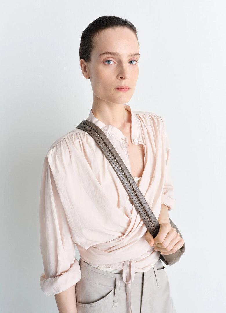 Christophe Lemaire SAC CROISSANT À ANSE TRESSÉE MOYEN MODèLE