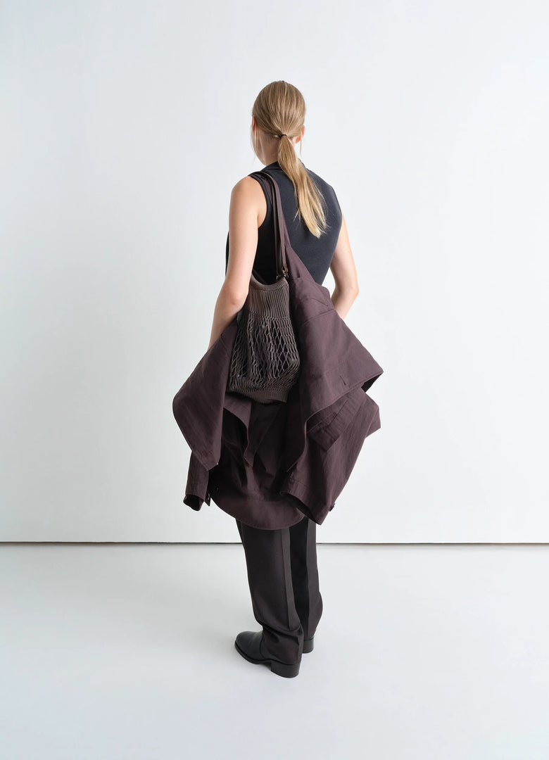 Christophe Lemaire SAC FILET FILT BANDOULIÈRE MOYEN MODÈLE