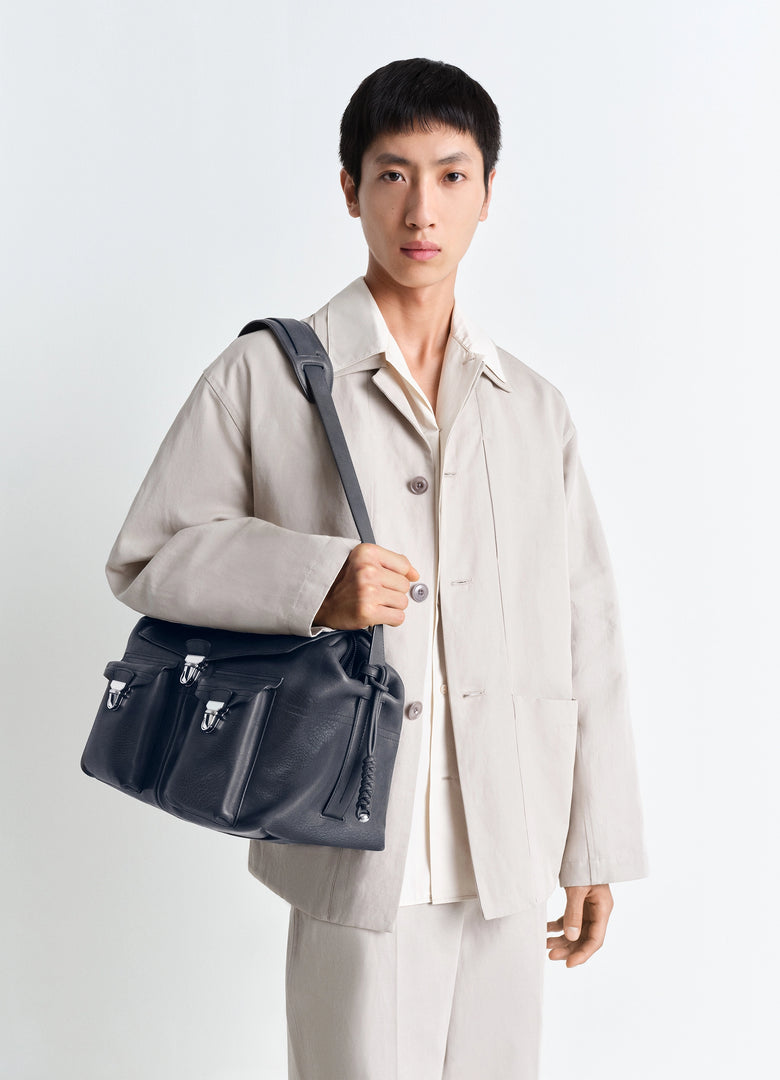 Christophe Lemaire SAC GEAR MODÈLE WEEK-END À SERPENT TRESSÉ