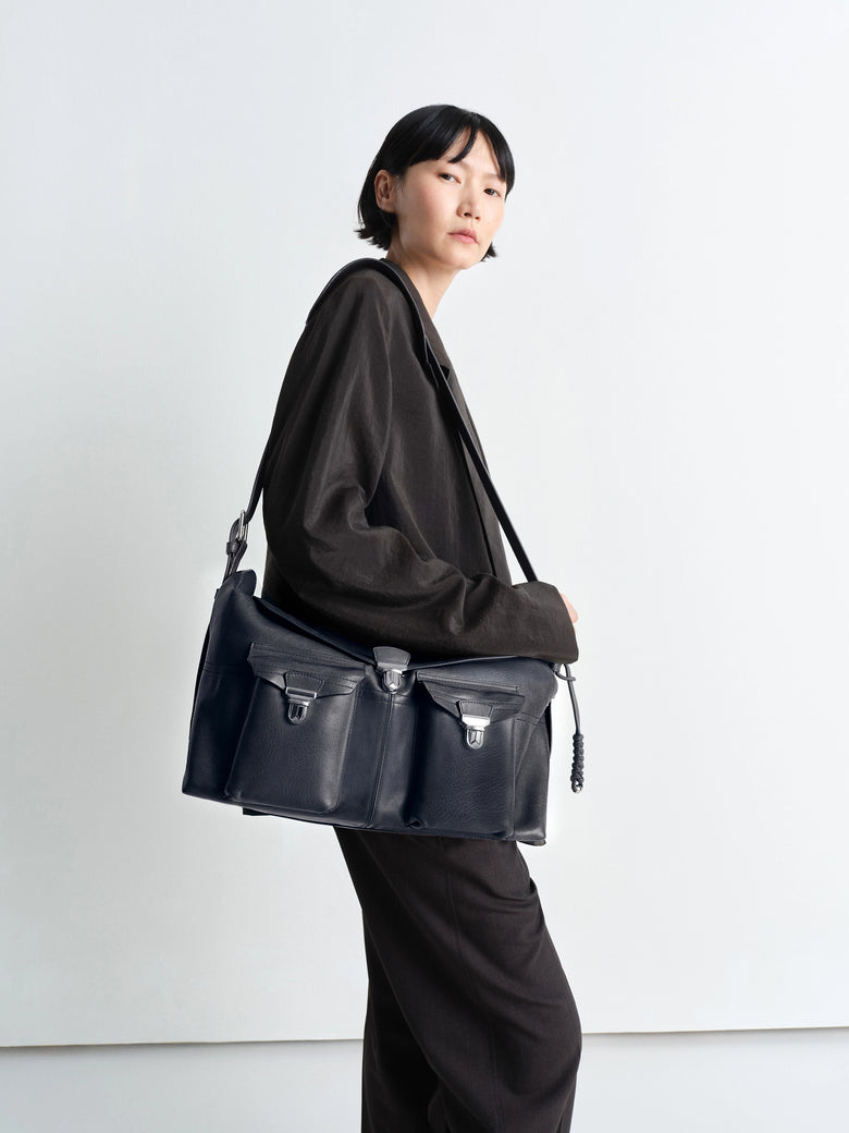 Christophe Lemaire SAC GEAR MODÈLE WEEK-END À SERPENT TRESSÉ