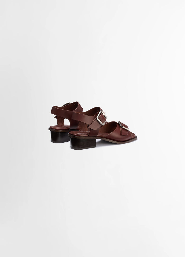 Christophe Lemaire SANDALES AVEC BRIDES ET TALONS CARRÉS DE 35MM