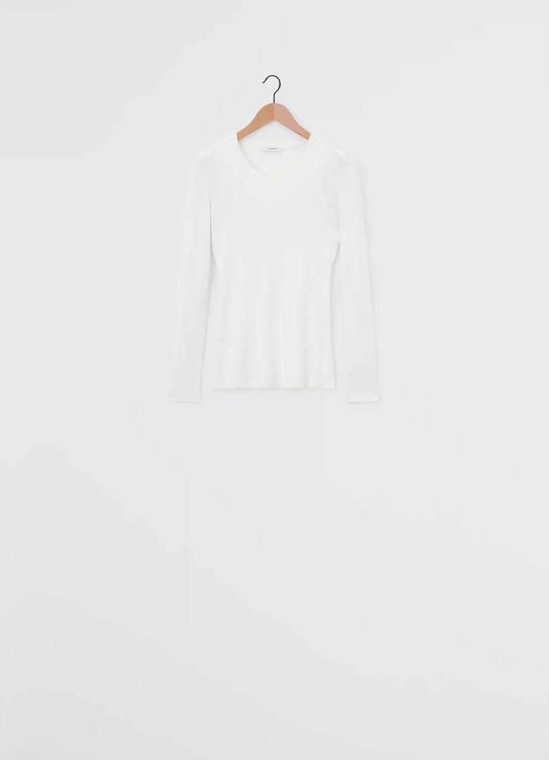 Christophe Lemaire T-SHIRT CÔTELÉ À MANCHES LONGUES