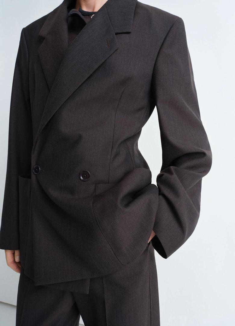 Christophe Lemaire VESTE TAILLEUR À DOUBLE BOUTONNAGE