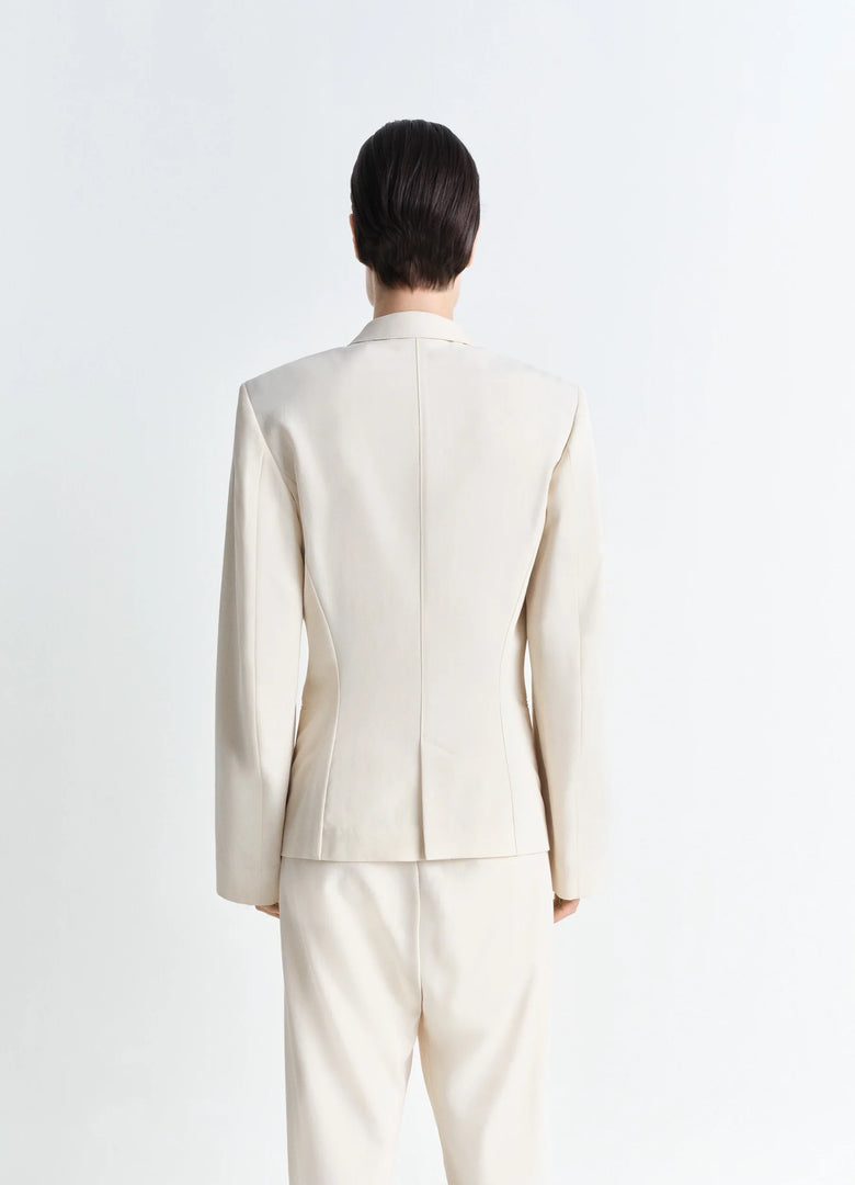 Christophe Lemaire VESTE TAILLEUR AJUSTÉE À SIMPLE BOUTONNAGE