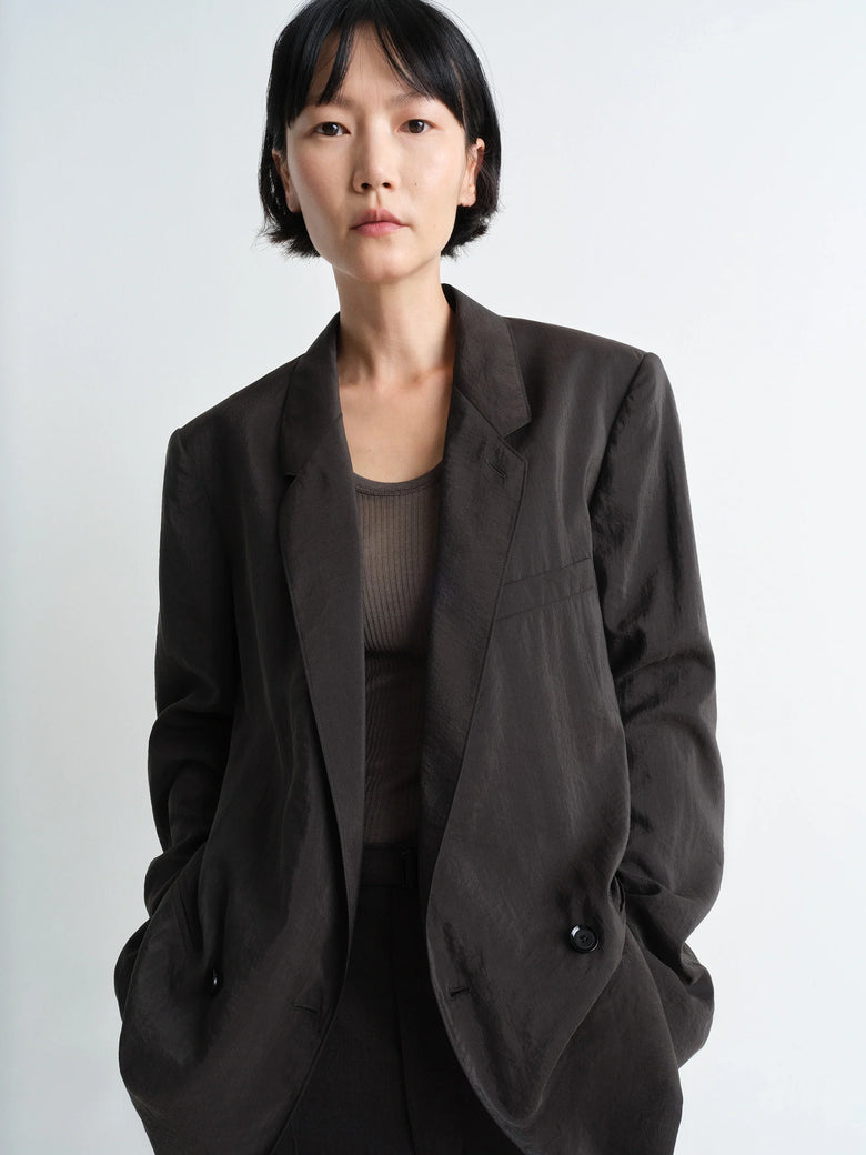 christophe lemaire VESTE TAILLEUR SOUPLE À DOUBLE BOUTONNAGE