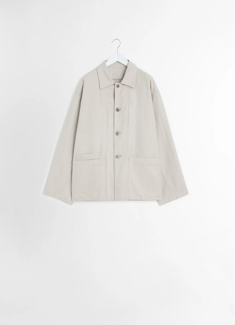 Christophe Lemaire VESTE WORKWEAR BOXY À SIMPLE BOUTONNAGE
