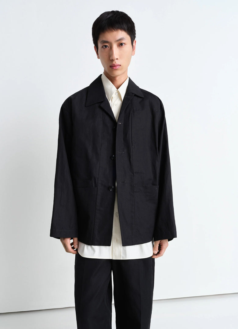 christophe lemaire VESTE WORKWEAR BOXY À SIMPLE BOUTONNAGE