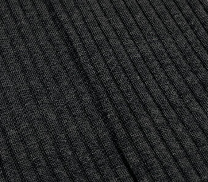 Cinabre Chaussettes Mi-bas Homme Unies Gris Anthracite