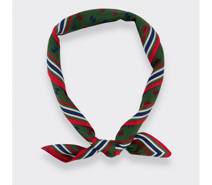 Cinabre Bandana Coton Cité Bergère Kaki