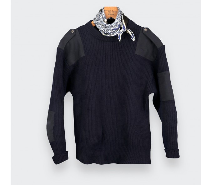 Cinabre Bandana Soie Spationaute Bleu Blanc