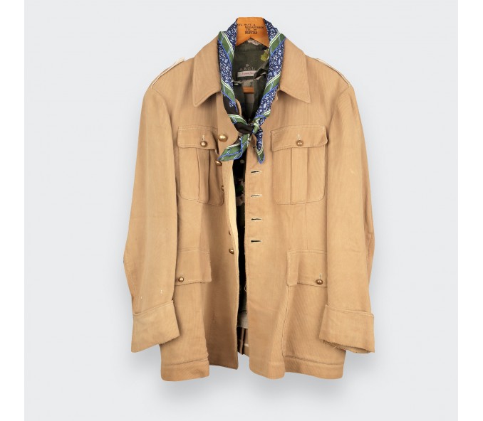 Cinabre Bandana Soie Spationaute Marine