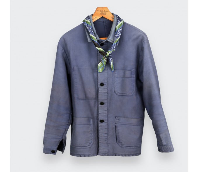 Cinabre Bandana Soie Spationaute Marine