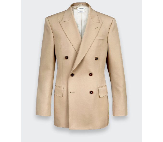 Cinabre Blazer Du Jour Gabardine Beige N°1