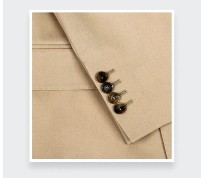 Cinabre Blazer Du Jour Gabardine Beige N°1