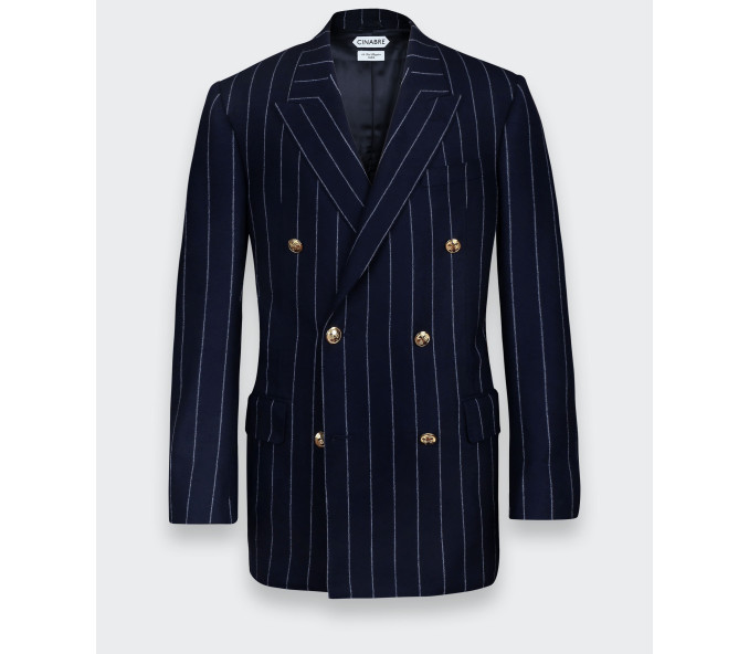 Cinabre Blazer Du Jour Rayure Craie N°1