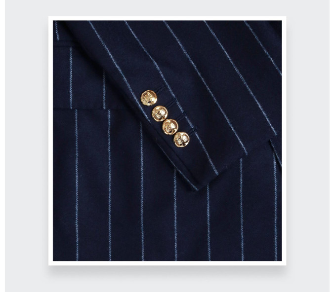 Cinabre Blazer Du Jour Rayure Craie N°1