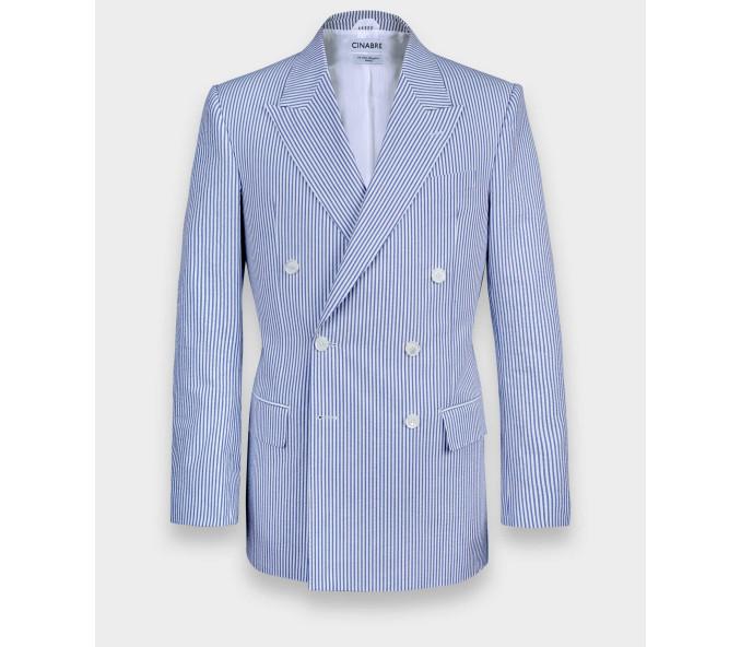 cinabre Blazer Du Jour Seersucker N°1