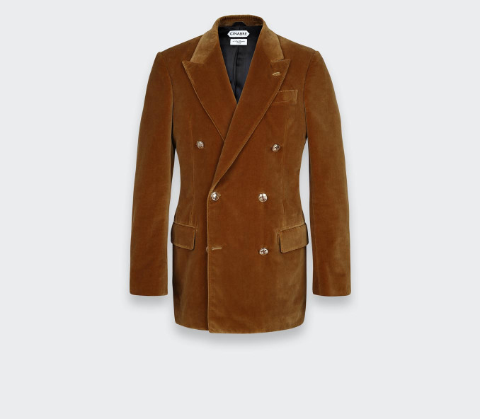 cinabre Blazer du Soir Velours Camel N°1