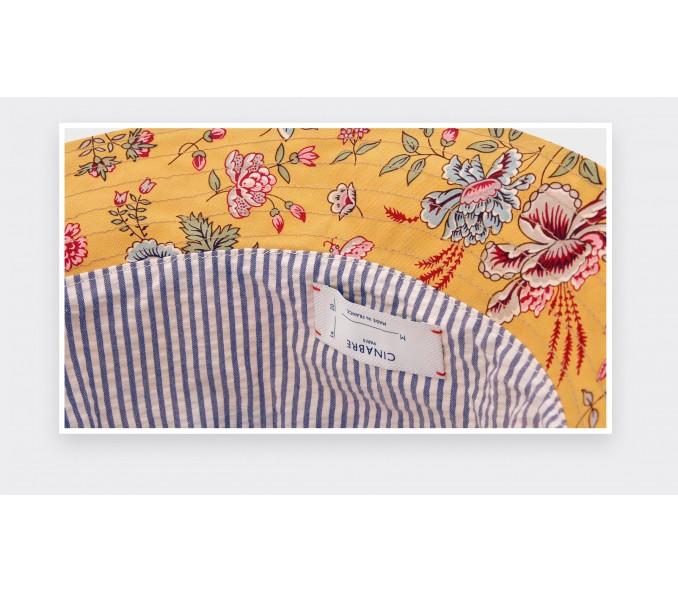 Cinabre Bob Fleuri Moutarde