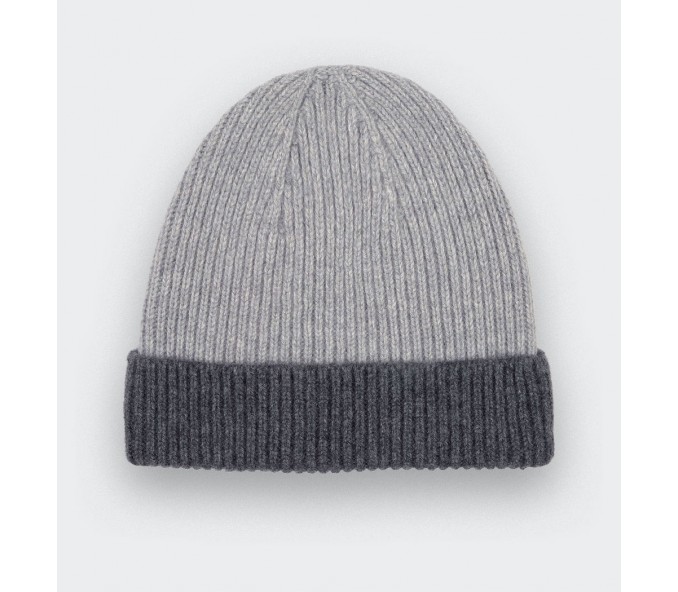 Cinabre Bonnet Cachemire Recyclé Gris