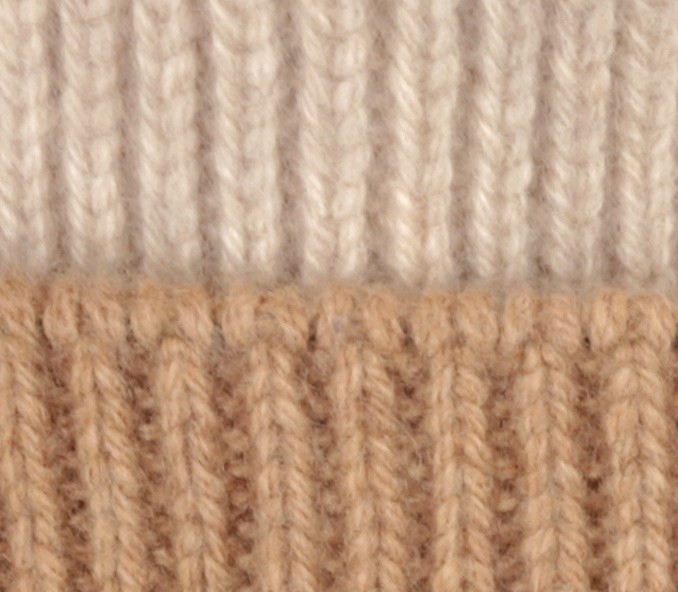 Cinabre Bonnet Cachemire Recyclé Sable