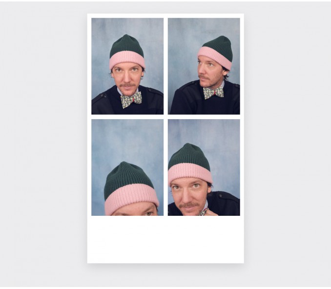 Cinabre Bonnet Cachemire Recyclé Vert Rose