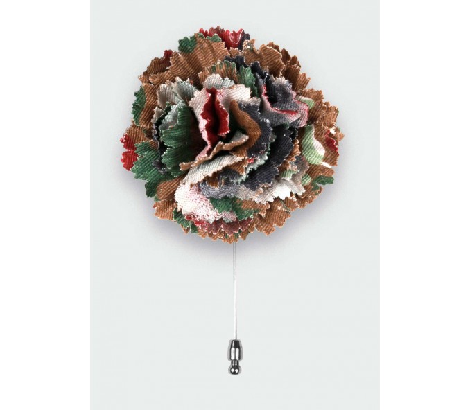 Cinabre Boutonnière Camo Suisse