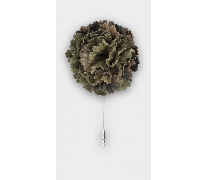 Cinabre Boutonnière Camouflage