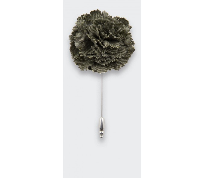 Cinabre Boutonnière Chevron Vert