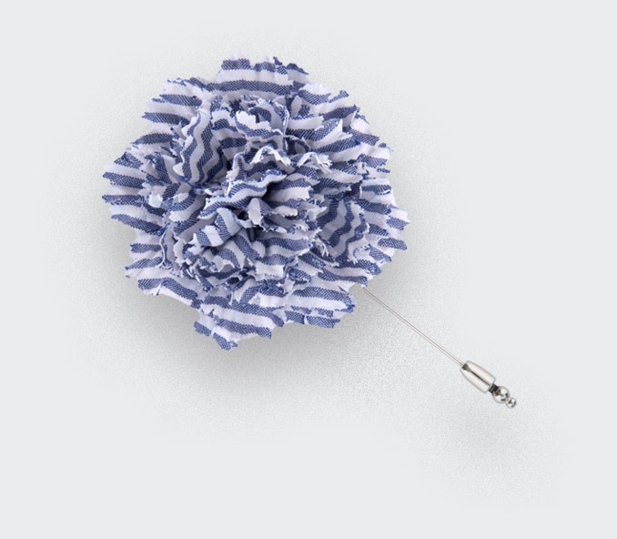 cinabre Boutonnière Seersucker