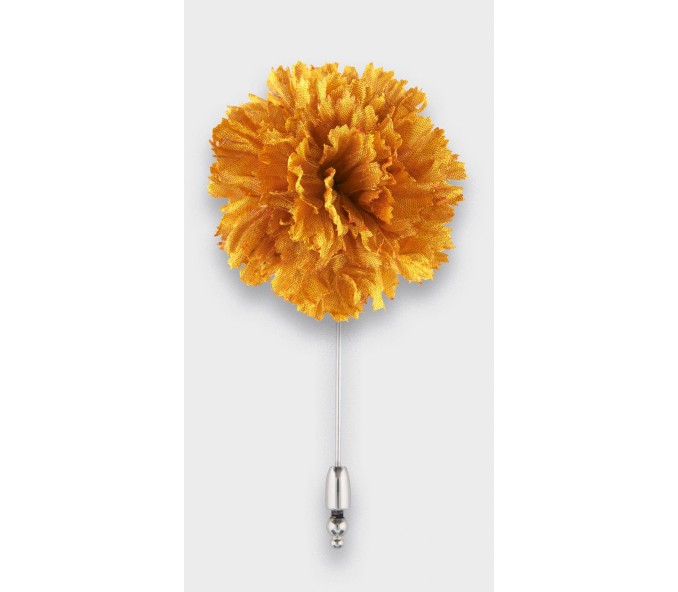 Cinabre Boutonnière Soie Or
