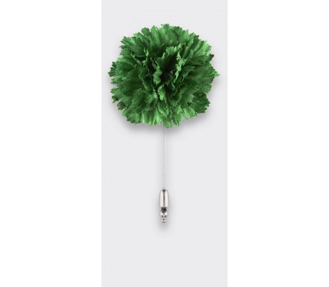 Cinabre Boutonnière Soie Verte