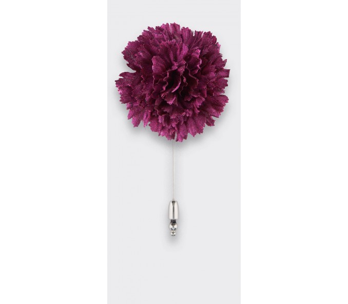 Cinabre Boutonnière Soie Violet