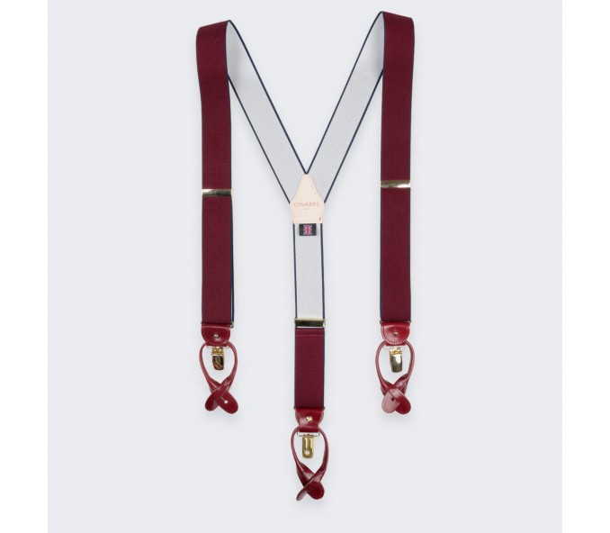 Cinabre Bretelles Bordeaux
