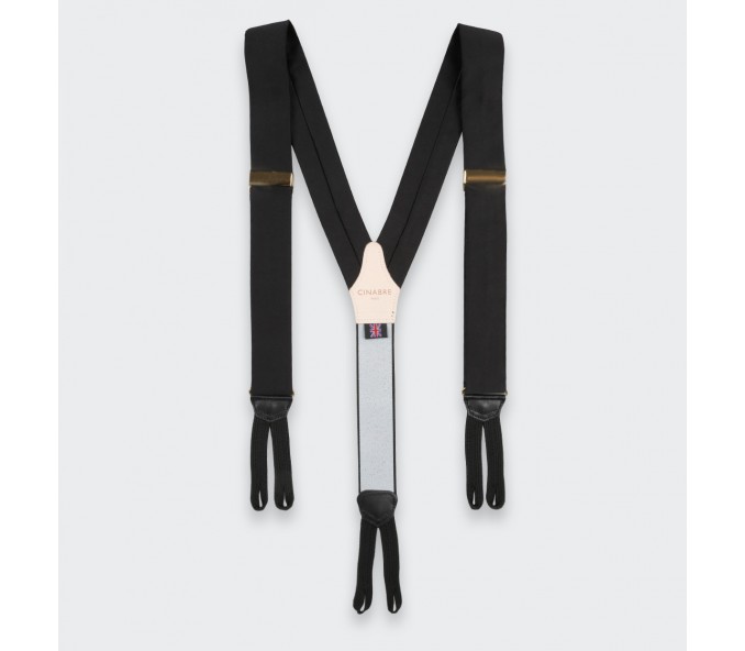 Cinabre Bretelles Satin Noir
