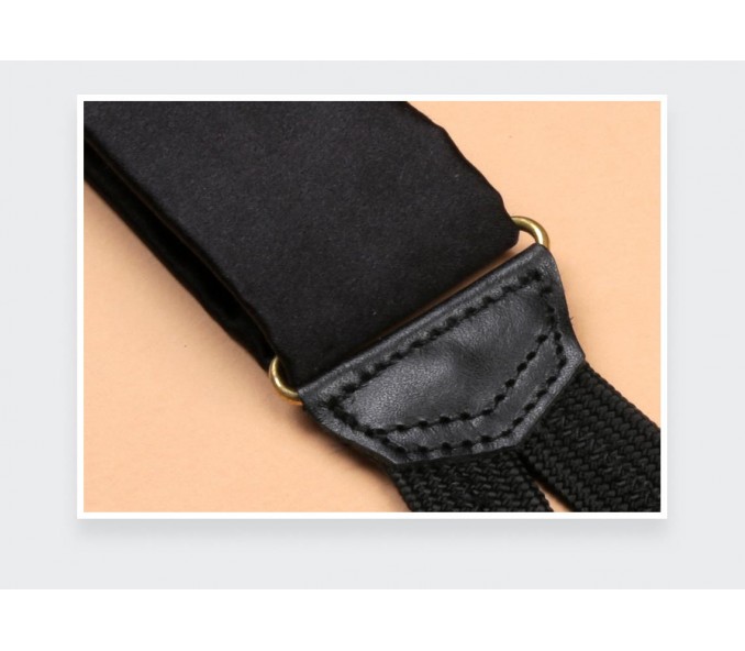 Cinabre Bretelles Satin Noir