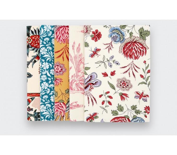 Cinabre Cahier Habillé Fleuri