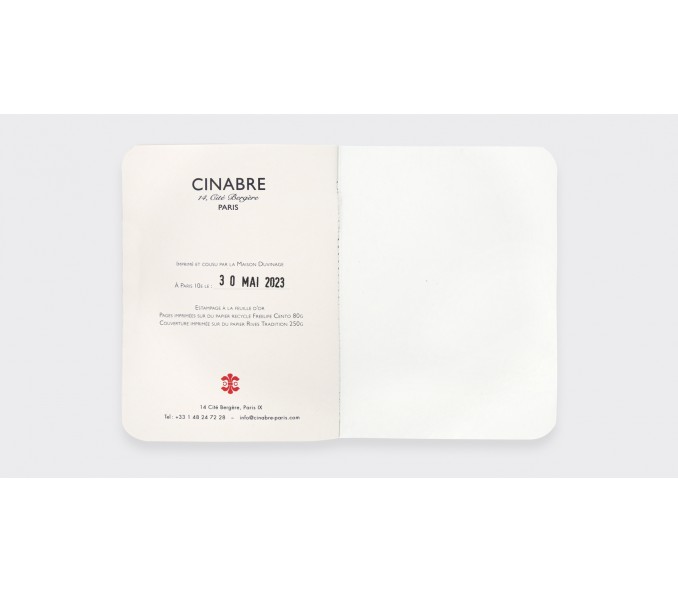 Cinabre Carnet De Bal Spationaute Bleu